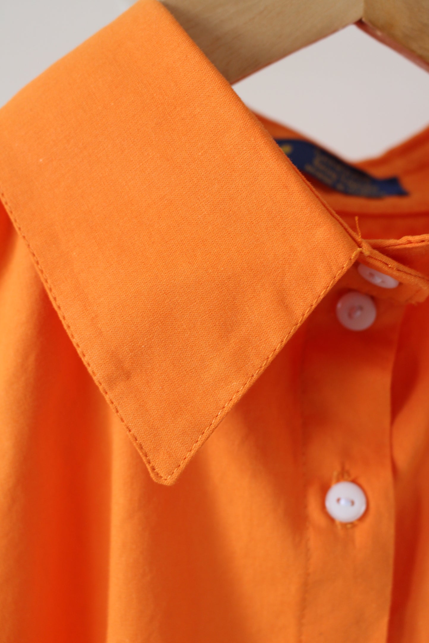 LA CHEMISE TAYTU COTON UNI ORANGE