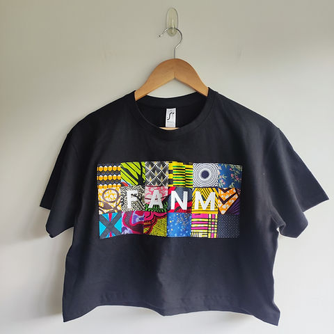 Le crop-top MOUN ou FANM en wax