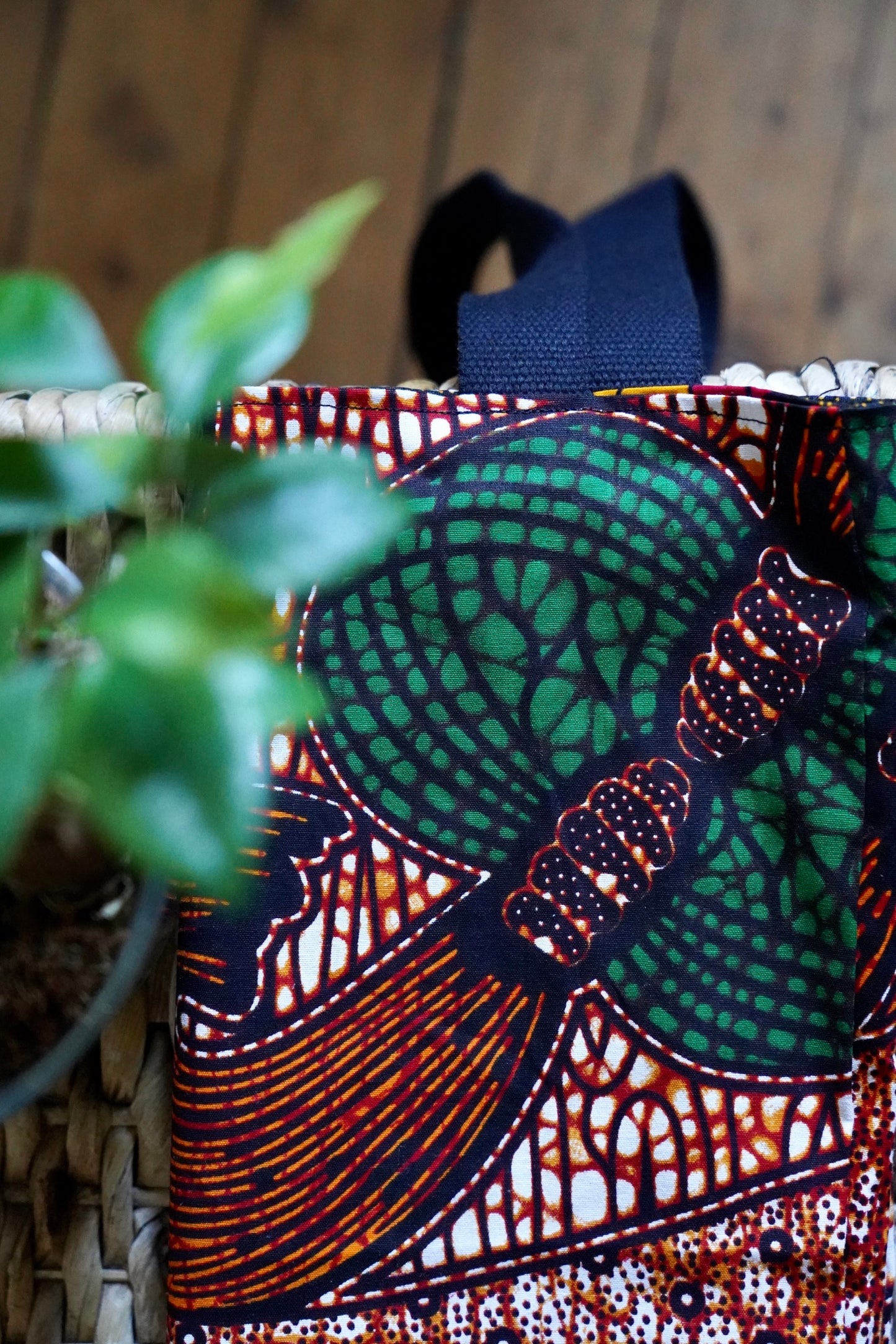 Le TOTE-BAG SANOUYÉ WAX ORANGE