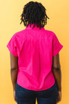 LA CHEMISE TAYTU COTON UNI ROSE