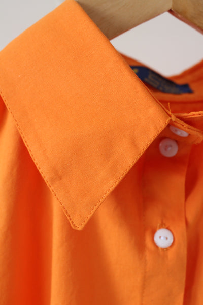 LA CHEMISE TAYTU COTON UNI ORANGE