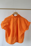 LA CHEMISE TAYTU COTON UNI ORANGE