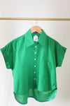 LA CHEMISE TAYTU COTON UNI VERT