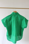 LA CHEMISE TAYTU COTON UNI VERT PLUS CLAIR