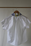 LA CHEMISE TAYTU COTON BLANC AJOURE / COL EN WAX