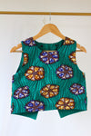 LE CROP TOP REVERSIBLE NANDI WAX VERT