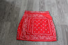 LA JUPE SONRISA - Motif bandana rouge