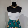 LA JUPE ASHANTI WAX VERT
