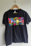 Le t-shirt MOUN ou FANM ou BOUG en wax