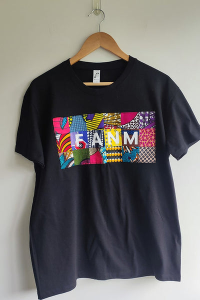 Le t-shirt MOUN ou FANM ou BOUG en wax