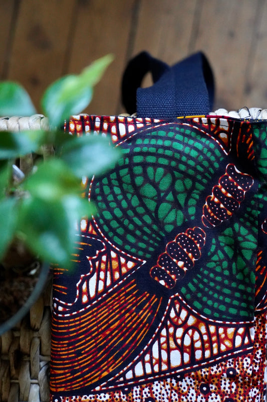 Le TOTE-BAG SANOUYÉ WAX ORANGE